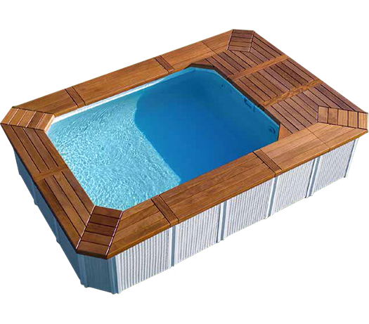 Render di una Piscina Solaire Dream - Esa Italy Piscine
