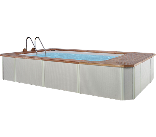 Render di una Piscina Solaire Fashion - Esa Italy Piscine