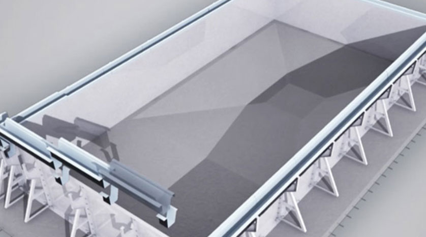 Pannelli in acciaio R10 BI-plastificato - Esa Italy Piscine