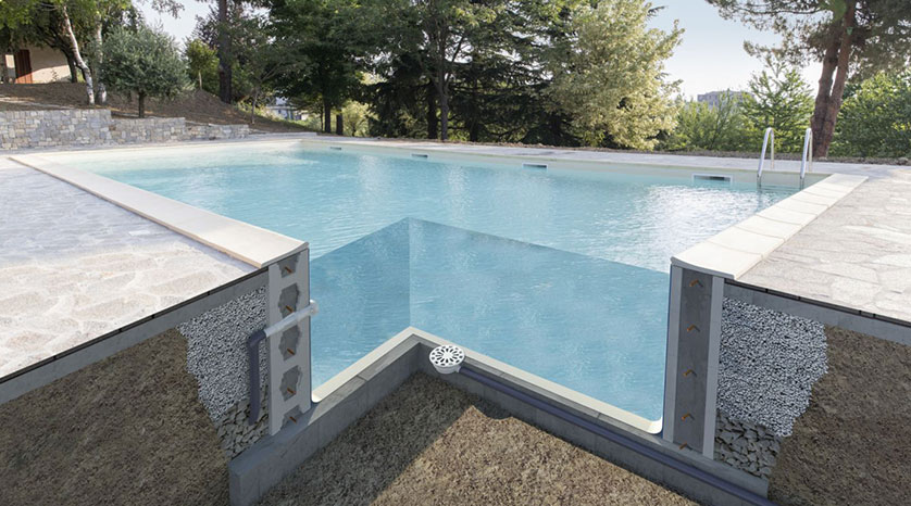 Piscina in Casseri di EPS Isolblok/Easyblock - Esa Italy Piscine